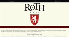 Desktop Screenshot of m.rothwinery.com